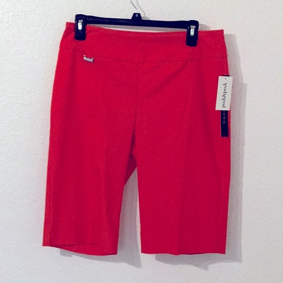 Peck & Peck Shorts Womens Bermuda Dress Shorts Size 8 New Poshmark